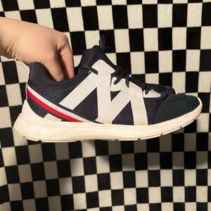 Women's Tommy Hilfiger Trainer Sneakers Navy White Size 8